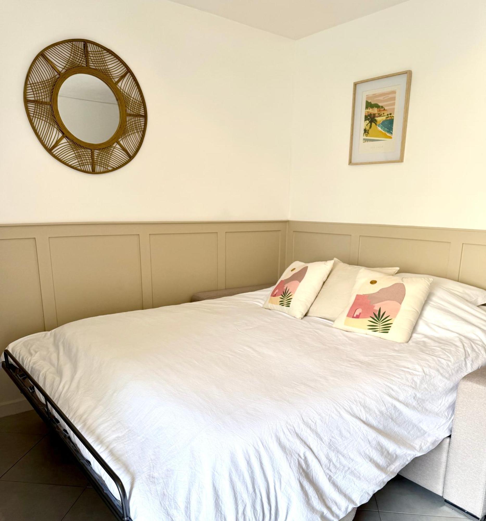 Appart Cosy, Piscine, Clim, Parking Prive - Proche Plage - Arrivee Autonome - Lit Queen Size La Seyne-sur-Mer Buitenkant foto